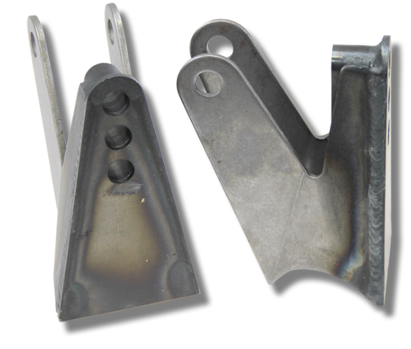 Rear lower Shock Mounts Triangulated 4 Bar Pair